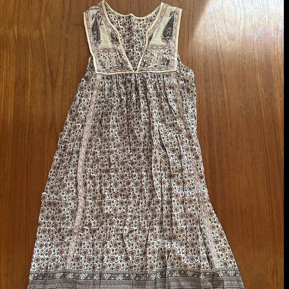 Bohemian Block Print Dress